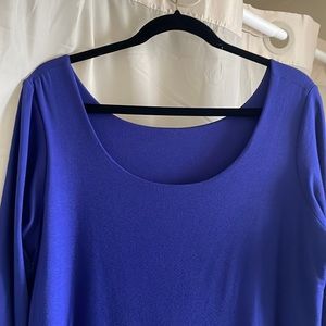 Umpire full skirt knit dress